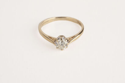 18ct Gold 0.50ct Diamond Solitaire Ring