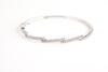 18ct White Gold Diamond Bangle