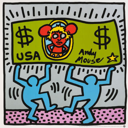 AFTER KEITH HARING Andy Mouse III