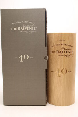 (1) The Balvenie 40 Year Old Single Malt Scotch Whisky,48.5% ABV