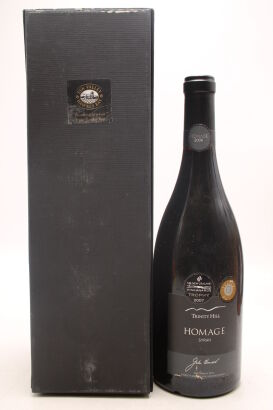 (1) 2007 Trinity Hill Homage Syrah, Gimblett Gravels [JR17] [BC96]