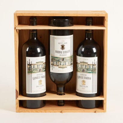 (3) 2003 Chateau Leoville Barton, Saint-Julien, 1500ml [JR17] [RP96] (OWC)