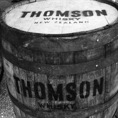 (1) 200 Litre Private Cask Fill Barrel of Thomson Whisky aged for 5 years by the Distillery, Single Malt New Zealand Whisky 200000ml