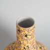 A Chinese Yellow-ground Famille Rose 'Magpie and Prunus' Bottle Vase (Da Qing Guangxu Nian Zhi Mark) - 2