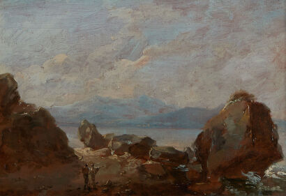 THOMAS BARKER Italian Coast Scene