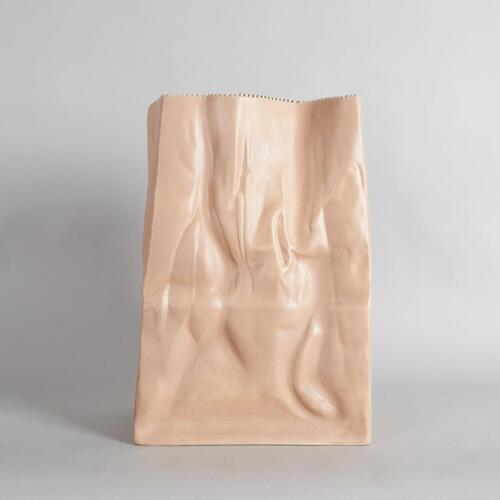 A Large Rosenthal Paper Bag Vase