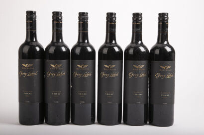 (6) 2005 Wolf Blass Grey Label Shiraz, McLaren Vale JH94