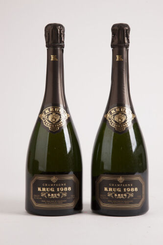 (2) 1988 Krug, Champagne (GB)