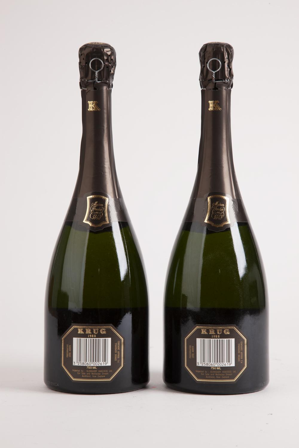 Sold at Auction: Krug; Vintage Brut, 1988