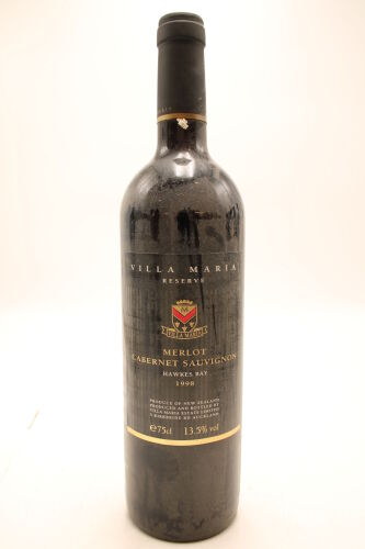 (1) 1998 Villa Maria Reserve Merlot Cabernet, Hawkes Bay