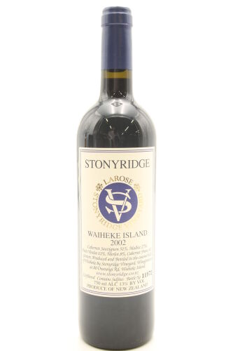 (1) 2002 Stonyridge Vineyard Larose, Waiheke Island