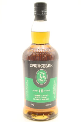 (1) Springbank 15 Year Old Single Malt Scotch Whisky, 46% ABV