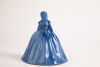 (1) Marie Brizard Liquer in Ceramic Blue Lady with Muff Decanter - 2