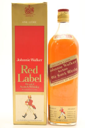 (1) Johnnie Walker Red Label Blended Scotch Whisky, circa 1980s, 40% ABV, 1000ml