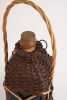 (1) Sempe Grand Vieil Armagnac Wicker Basket with Musical Base c1950s - 3