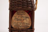 (1) Sempe Grand Vieil Armagnac Wicker Basket with Musical Base c1950s - 5