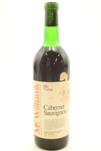 (1) 1980 McWilliams Cabernet Sauvignon, Hawkes Bay