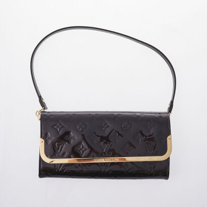 Louis Vuitton Maroon Vernis Rossmore Bag