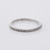 9ct White Gold Diamond Band