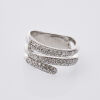 9ct White Gold Diamond Dress Ring