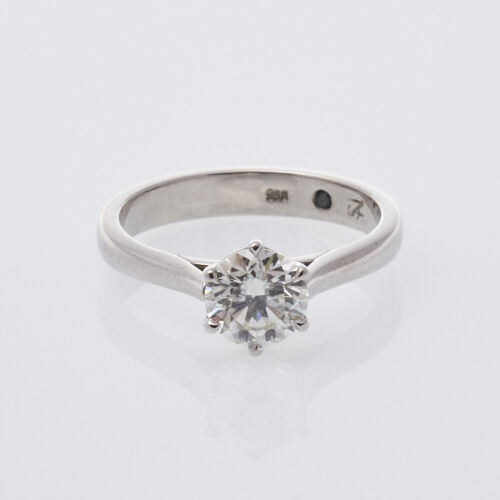 Platinum Diamond Solitaire Ring