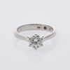 Platinum Diamond Solitaire Ring