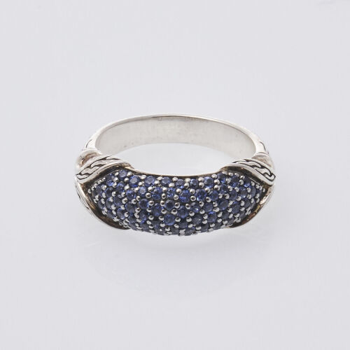 John Hardy Silver Sapphire Ring