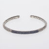 John Hardy Silver Sapphire Bangle