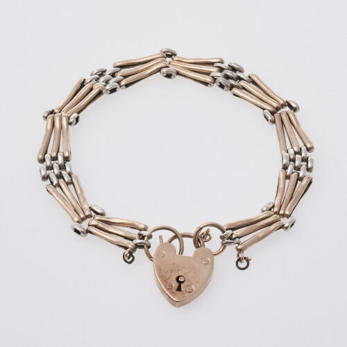 9ct Gold Gate Bracelet