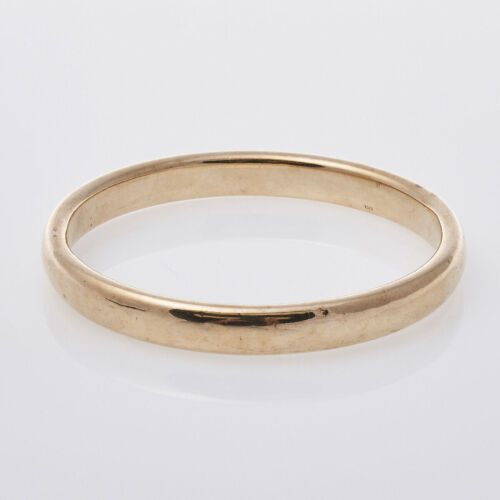 9ct Gold Hollow Bangle