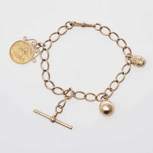 9ct Gold Charm Bracelet