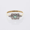 18ct Emerald and Diamond Ring