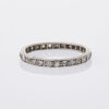 18ct White Gold Vintage Eternity Diamond Ring