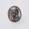 Silver Large Jasper Ring - 2