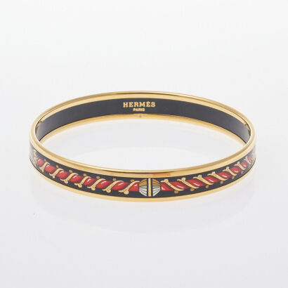 Hermès Enamel Bangle