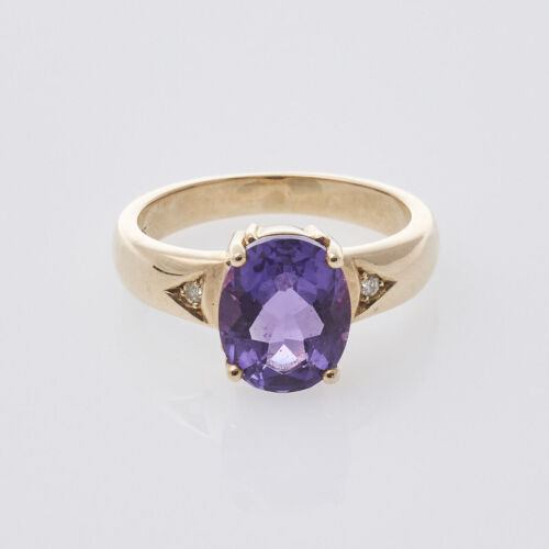 9ct Amethyst Ring