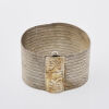Silver Wide Mesh Bracelet