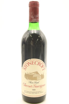 (1) 1989 Stonecroft Cabernet Sauvignon, Gimblett Gravels