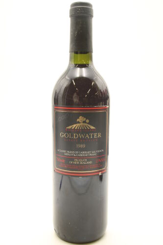 (1) 1989 Goldwater Estate Cabernet Sauvignon Merlot, Waiheke Island