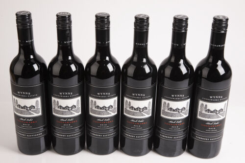 (6) 2012 Wynns Black Label Cabernet Sauvignon, Coonawarra 