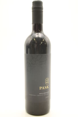 (1) 2013 Pask Declaration Cabernet Merlot Malbec, Gimblett Gravels