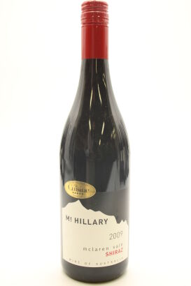 (1) 2009 Mt Hillary Shiraz, McLaren Vale