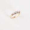 18ct White and Yellow Gold Five Stone Diamond Ring