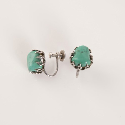 Silver Turquoise Earrings