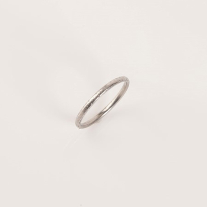 Platinum Fine Stacking Ring