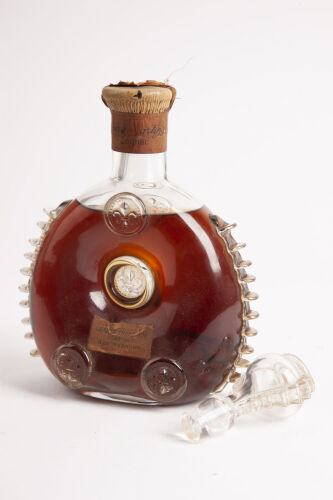 (1) c1938 Remy Martin Grande Champagne Louis XIII Cognac decanter no.47, original wicker case