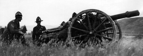 NEW ZEALAND ARMY ARTILLERY ACTION