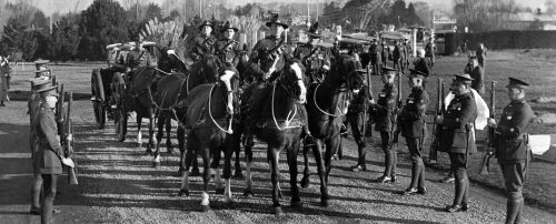 MILITARY FUNERAL AT CHRISTCHURCH