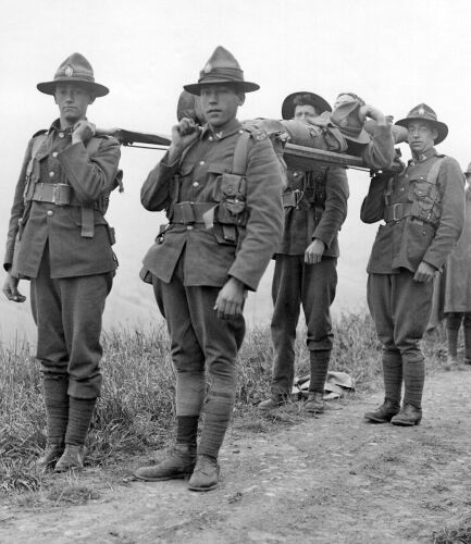 NEW ZEALAND ARMY AT MOCK "BATTLE" AKAROA