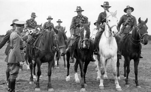 CANTERBURY YEOMANRY CAVALRY CAMP AT RANGIORA